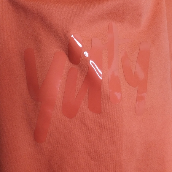 Yitty Major Label Shaping High Waist Logo Legging Orange Women's Size 6X - Picture 2 of 4